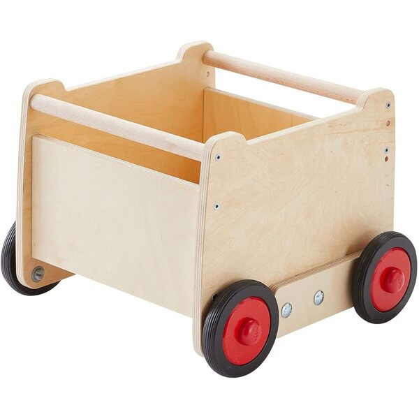 HABA Dragon Kinderwagen mit Lauflernhilfe für Kinder ab 10 Monaten, sicher und geräumig