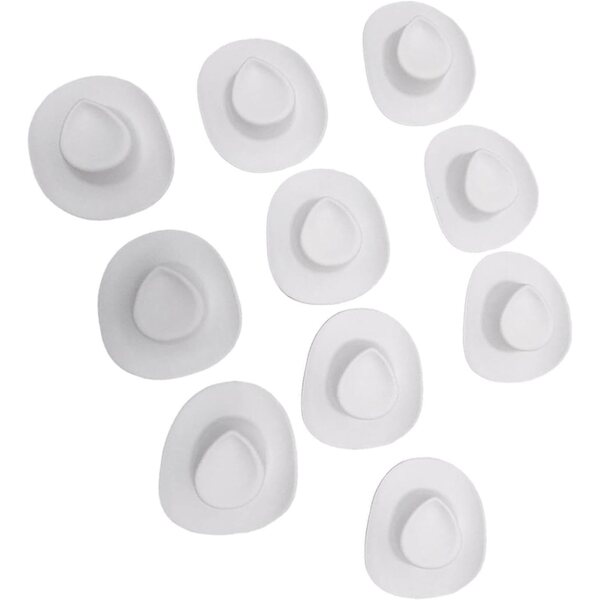 Mini cappelli da cowboy 1/6 per bambole 30 cm - set da 10 accessori western