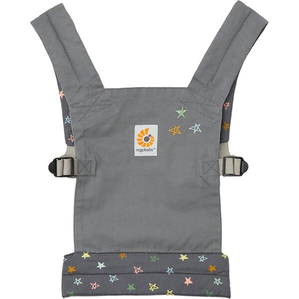 Ergobaby Marsupio per Bambole in Cotone 100%, Portabambole Comfort Chalkboard Stars