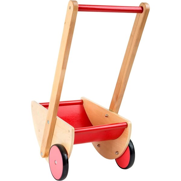 Small Foot Holzkinderwagen mit 3 leisen Rädern für Puppen und Spiele