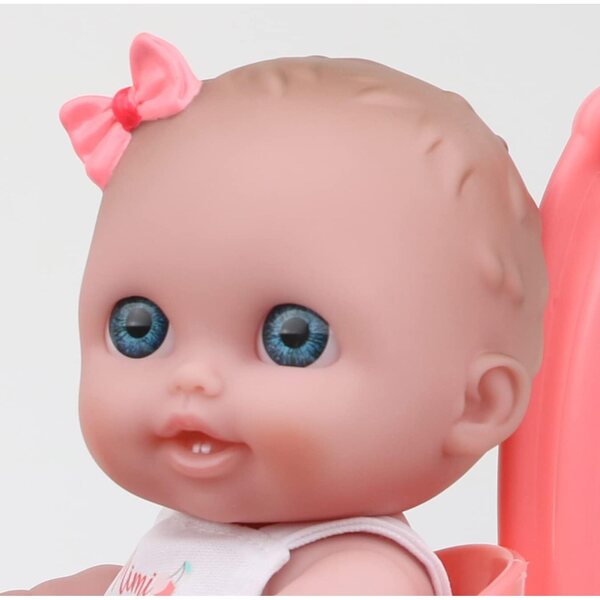 JC Toys Lil' Cutesies Twin-Set mit Kinderwagen und Zubehör, 8,5-Zoll-Vinylpuppen