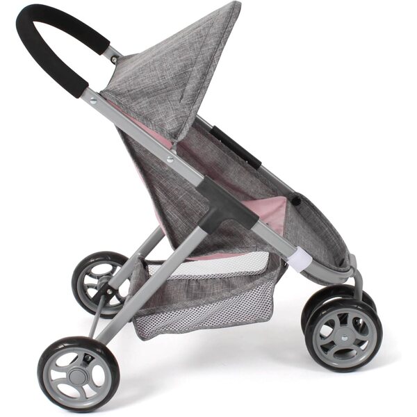 Bayer Chic 2000 Speedy Melange grau-rosa Puppenwagen bis 46 cm