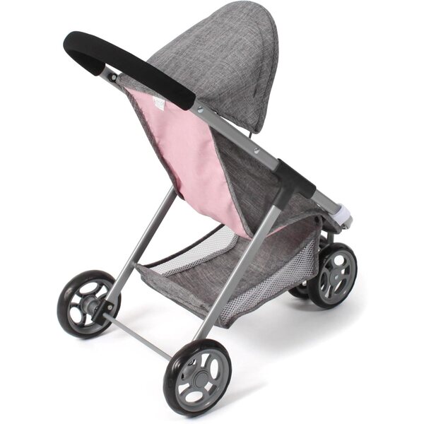 Bayer Chic 2000 Speedy Melange grau-rosa Puppenwagen bis 46 cm