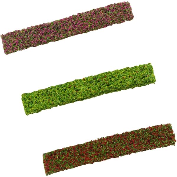 GARVALON 3 Mini Cespugli in PE per Micro Paesaggi e Tavolo di Sabbia Decorativo