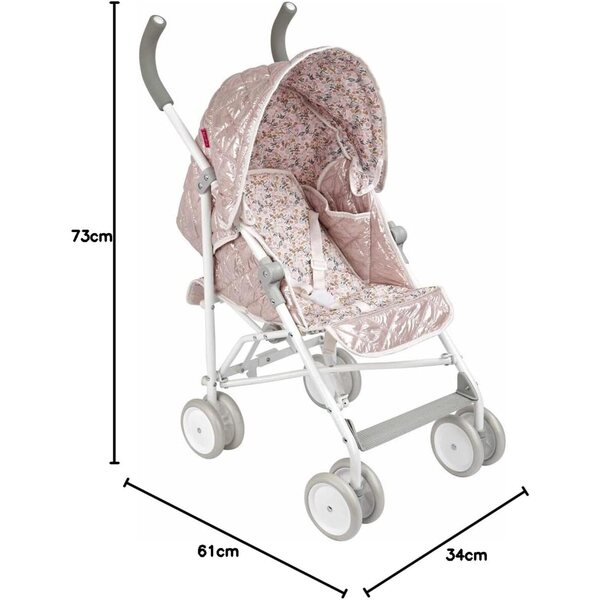 Arias Paseo Fantasy Stuhl für Puppen – Mehrfarbiger Kinderwagen 34 x 61 x 73 cm