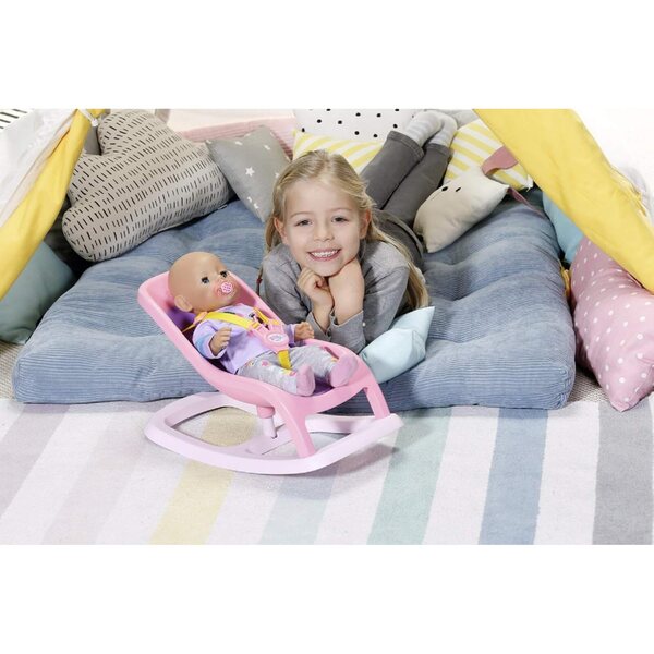 Baby Born Dondolino per Bambole 43 cm con Cinghie di Sicurezza, Gioco Creativo 3+