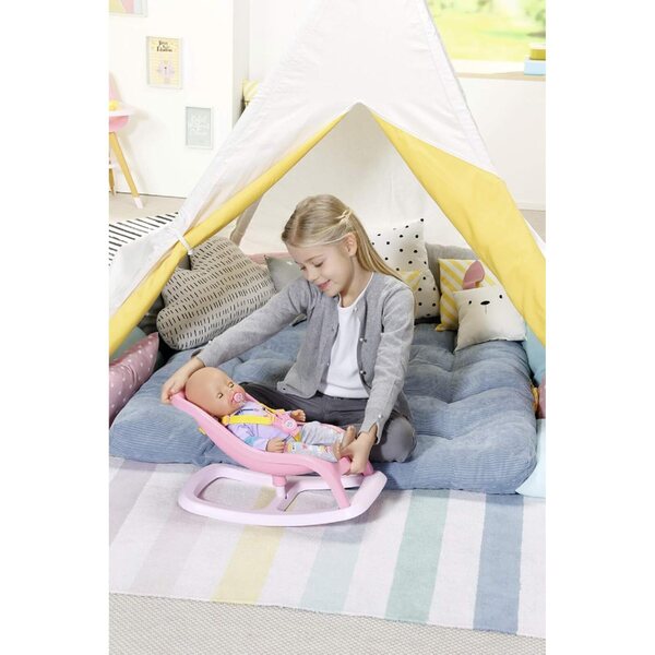 Baby Born Dondolino per Bambole 43 cm con Cinghie di Sicurezza, Gioco Creativo 3+