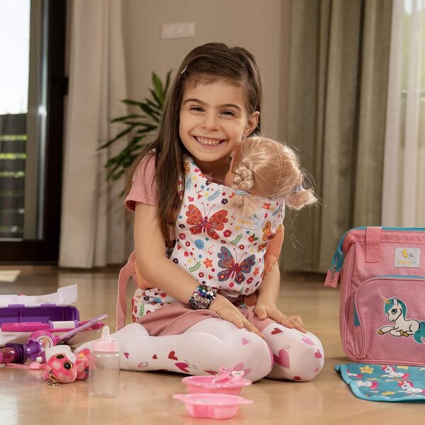 Marsupio porta bambole HappyVk a farfalla per bambini regolabile e confortevole
