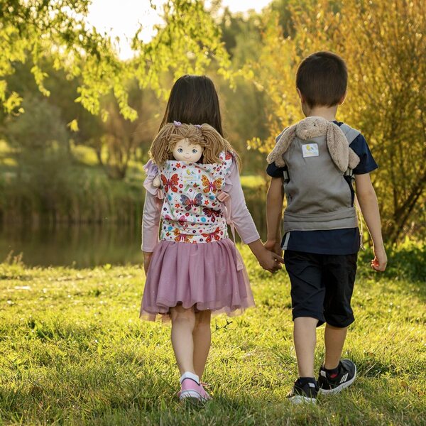 Marsupio porta bambole HappyVk a farfalla per bambini regolabile e confortevole