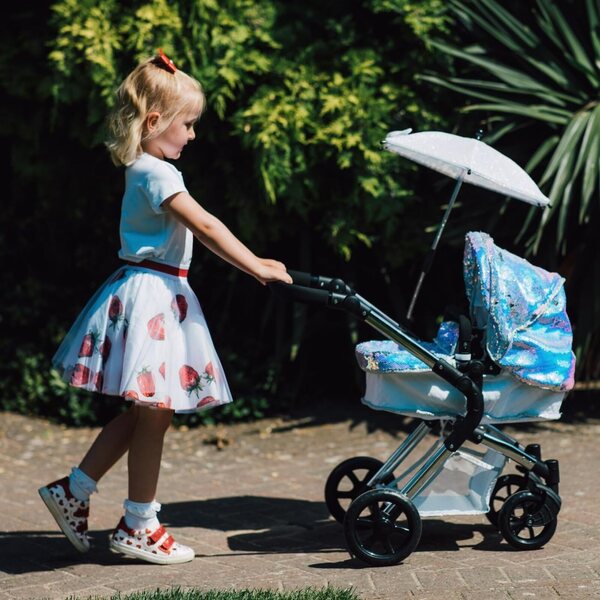 Roma Polly Amy Childs Meerjungfrau Puppenwagen 3-9 Jahre verstellbar