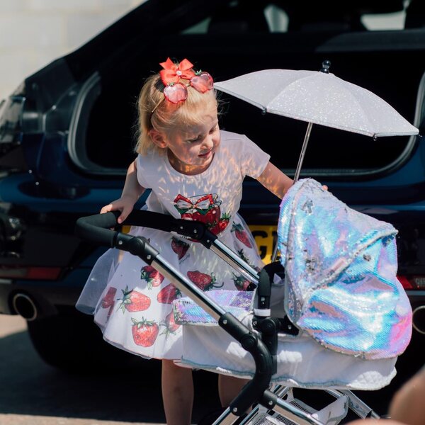 Roma Polly Amy Childs Meerjungfrau Puppenwagen 3-9 Jahre verstellbar