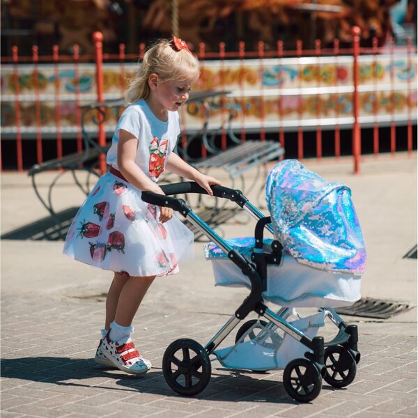 Roma Polly Amy Childs Meerjungfrau Puppenwagen 3-9 Jahre verstellbar