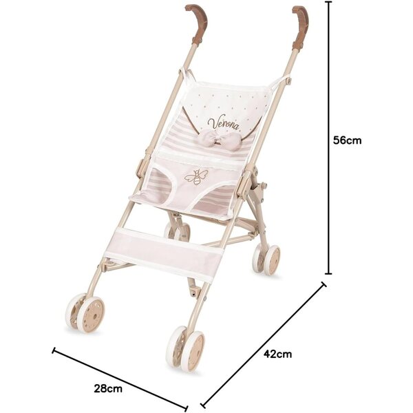 Verona DeCuevas Toys faltbarer Kinderwagen für Puppen, leicht und sicher