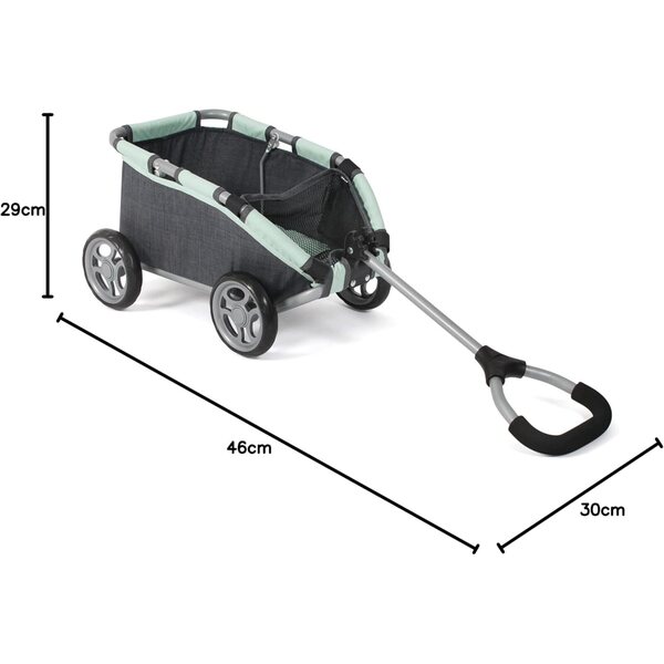 Bayer Chic 2000 Skipper: piccolo carrello da traino per giocattoli, orsacchiotti e bambole