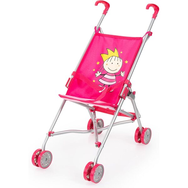 Bayer Design Princess rosa Puppenwagen, faltbar und stabil bis 46 cm