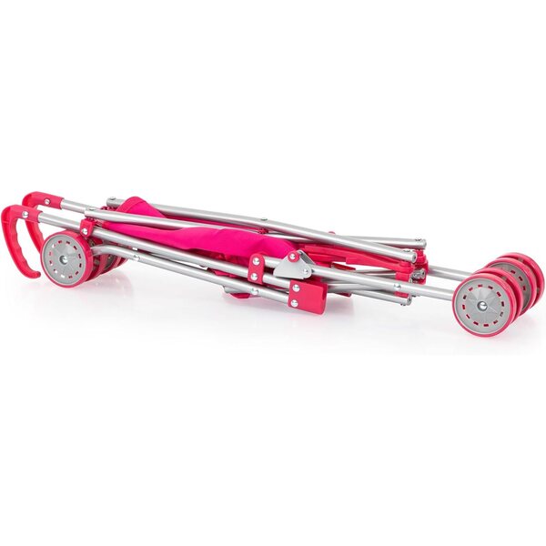 Bayer Design Princess rosa Puppenwagen, faltbar und stabil bis 46 cm
