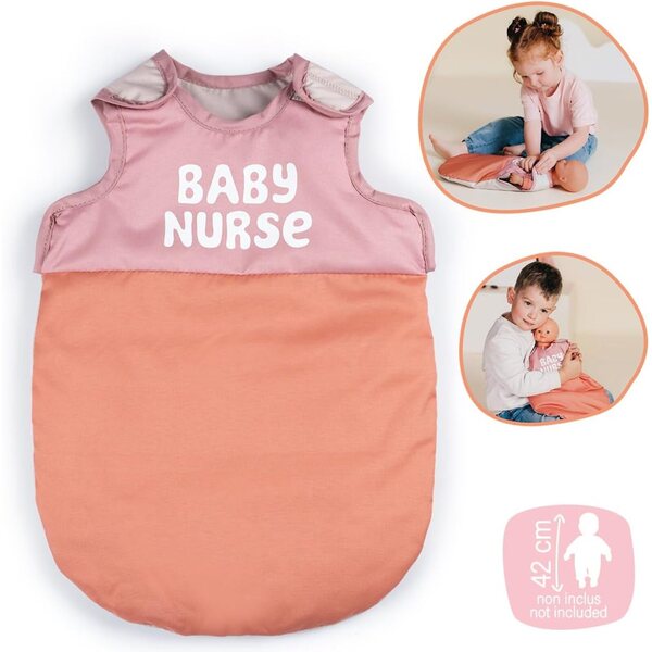 Smoby Baby Nurse Schlafsack für Puppen bis 42 cm – Spiele für Kinder ab 18 Monaten