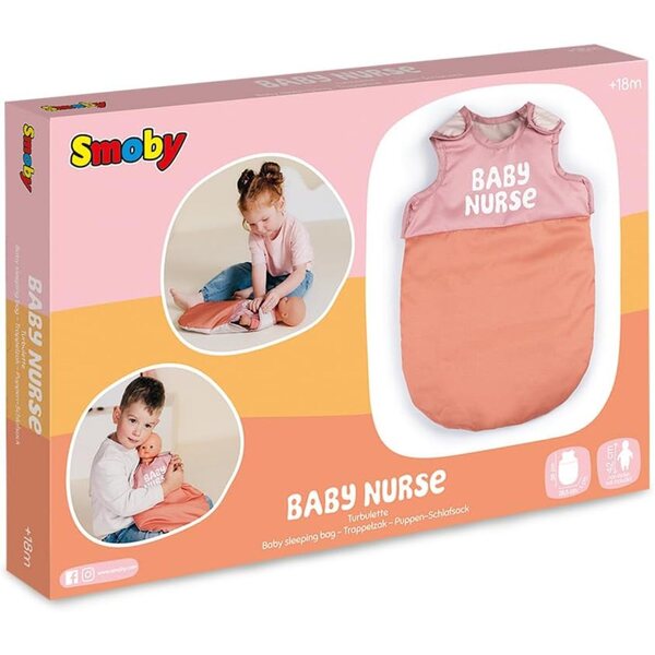 Smoby Baby Nurse Schlafsack für Puppen bis 42 cm – Spiele für Kinder ab 18 Monaten