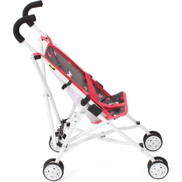 Bayer Chic 2000 Klappbarer Schmetterlingskoralle Rom Puppenwagen 57 cm
