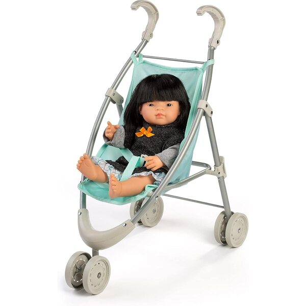 Miniland Dolls Mint Kinderwagen – Leicht, faltbar und wasserabweisend