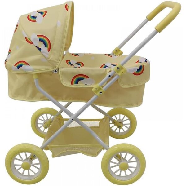 Roma Rupert Rainbow Puppenwagen, 24+ Monate, Griffhöhe 57 cm
