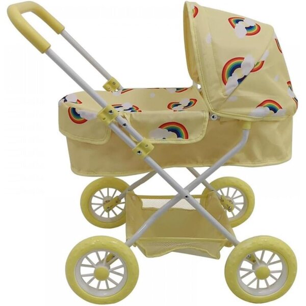 Roma Rupert Rainbow Puppenwagen, 24+ Monate, Griffhöhe 57 cm
