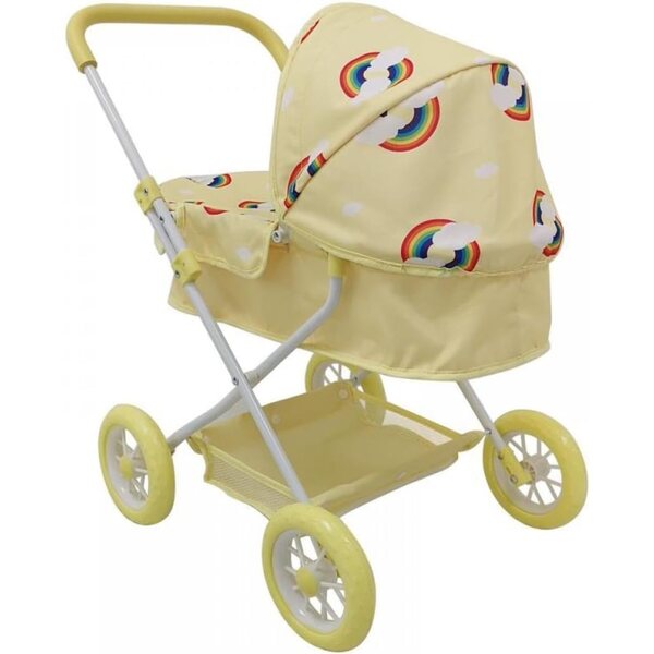 Roma Rupert Rainbow Puppenwagen, 24+ Monate, Griffhöhe 57 cm