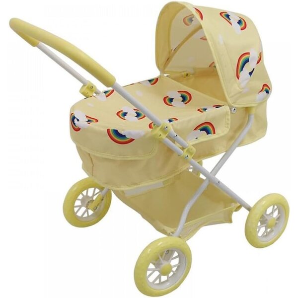 Roma Rupert Rainbow Puppenwagen, 24+ Monate, Griffhöhe 57 cm