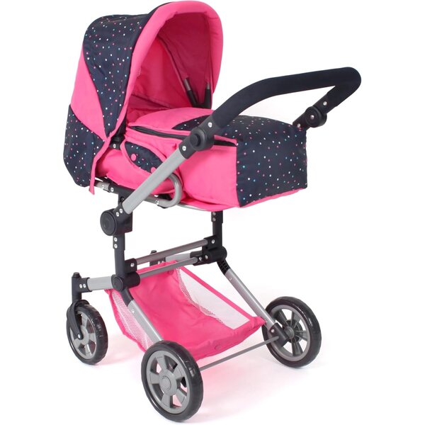 Bayer Chic 2000 Jara Passeggino per Bambole 2 in 1 con Borsa Rimovibile Rosa