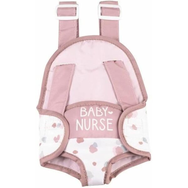 Smoby Baby Nurse Kindertrage für Puppen bis 42 cm mit verstellbaren Schultergurten