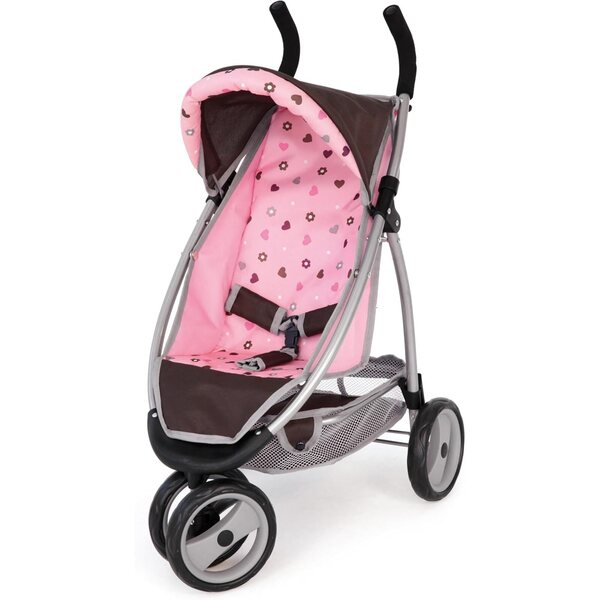 Bayer Design Jogger Puppenwagen mit Verdeck und Sicherheitsgurt