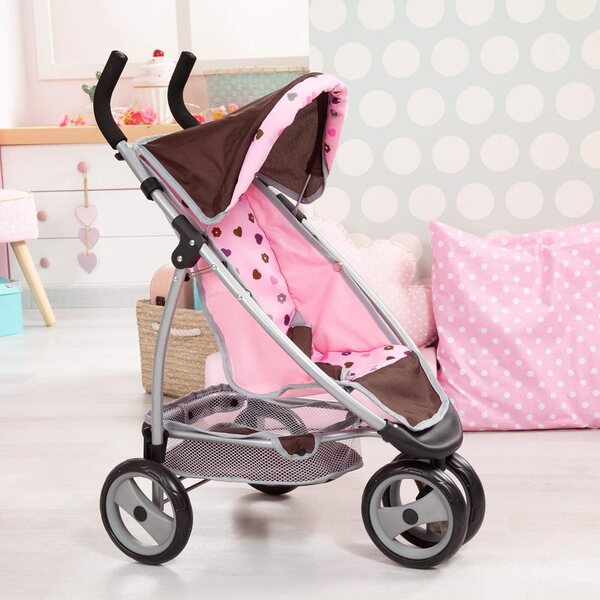 Bayer Design Jogger Puppenwagen mit Verdeck und Sicherheitsgurt