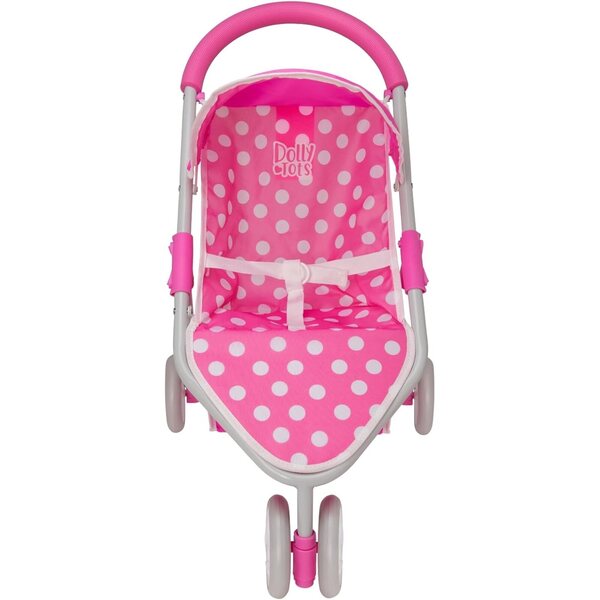 Dolly Tots Jogger Puppenwagen, faltbar, für Puppen bis 45 cm, 3+