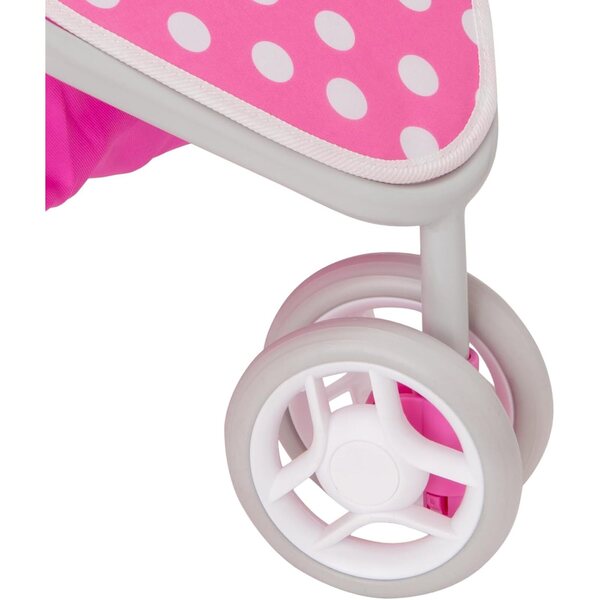 Dolly Tots Jogger Puppenwagen, faltbar, für Puppen bis 45 cm, 3+