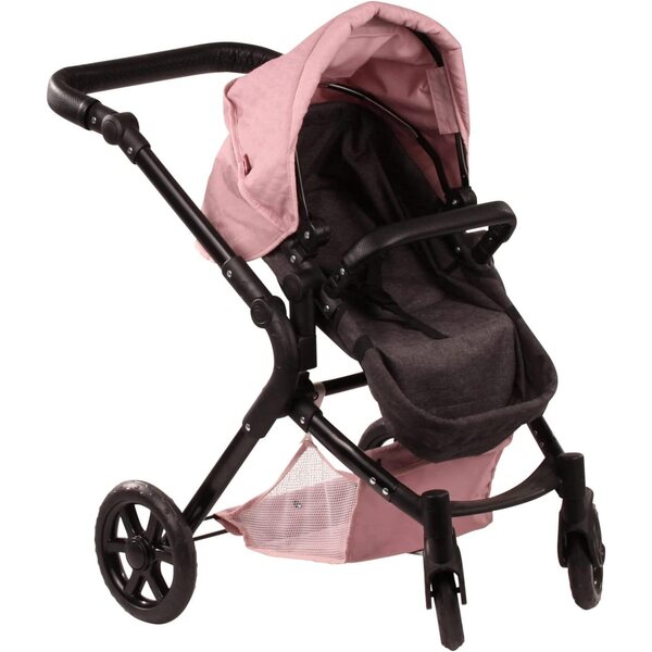 Götz Passeggino per bambole 2 in 1 Soft Mood con maniglia regolabile 58-80 cm