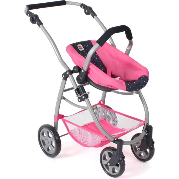 3 in 1 Puppenwagen Bayer Chic 2000 Emotion All In 2.0 Konfetti Pink