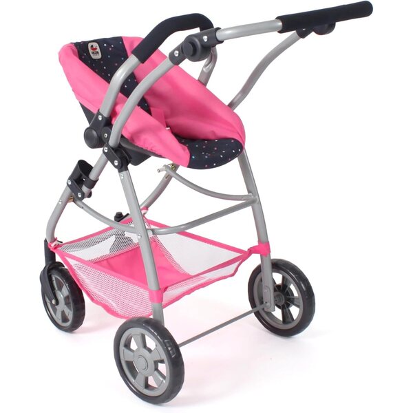 3 in 1 Puppenwagen Bayer Chic 2000 Emotion All In 2.0 Konfetti Pink
