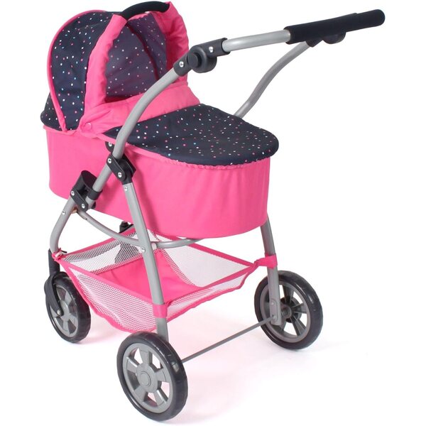 3 in 1 Puppenwagen Bayer Chic 2000 Emotion All In 2.0 Konfetti Pink