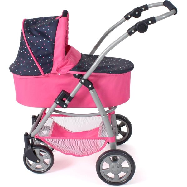 3 in 1 Puppenwagen Bayer Chic 2000 Emotion All In 2.0 Konfetti Pink