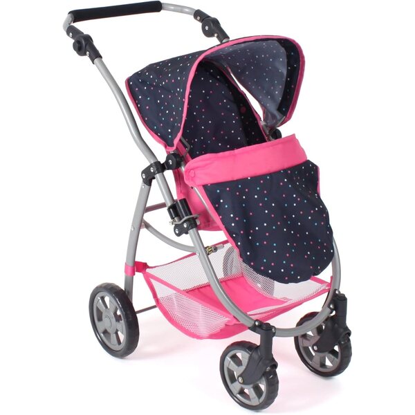3 in 1 Puppenwagen Bayer Chic 2000 Emotion All In 2.0 Konfetti Pink