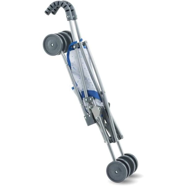 Corolle Mon Grand Poupon Kinderwagen für Puppen 36-42 cm, faltbar, blau