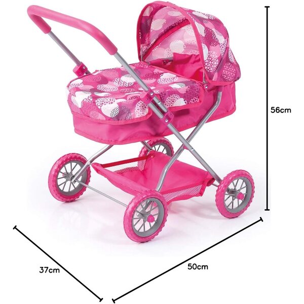 Smarty Bayer Design faltbarer Puppenwagen, für Puppen bis 46 cm