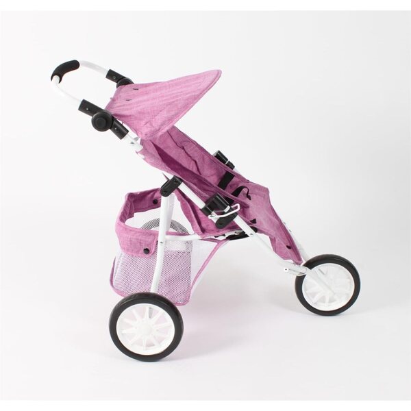 Bayer Chic 2000 Passeggino Jogger 3 Ruote per Bambole Binocolo Jean Rose