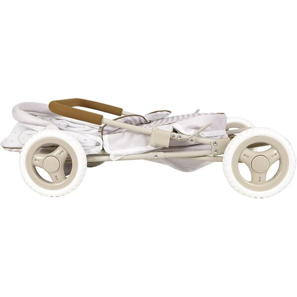 Verona DeCuevas Toys Zusammenklappbarer Puppenwagen mit Sonnenschirm und Zubehör