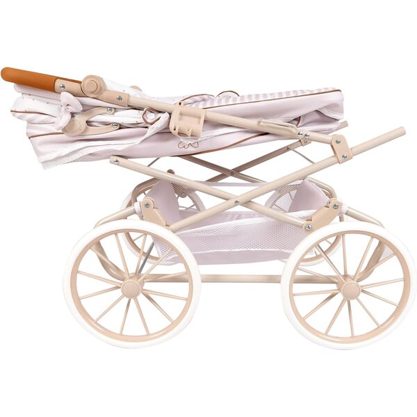 Verona DeCuevas faltbarer Kinderwagen für wiedergeborene Puppen mit Regenschirm und passender Tasche