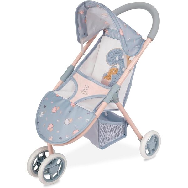 DeCuevas Toys Coco 2x1 Puppenwagen, drehbare Räder und ausziehbares Verdeck
