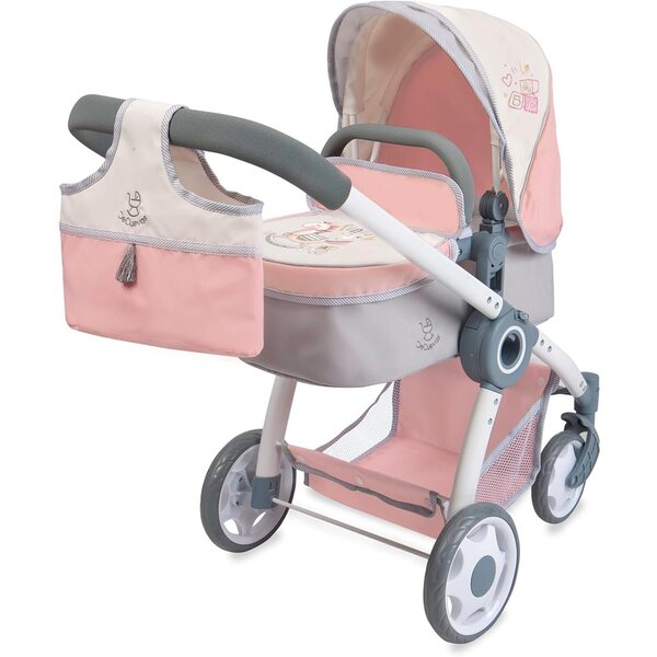 DeCuevas Funny 3x1 Puppenwagen mit Tragetasche und Tasche inklusive