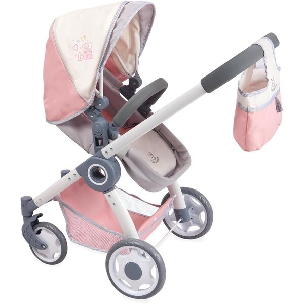 DeCuevas Funny 3x1 Puppenwagen mit Tragetasche und Tasche inklusive