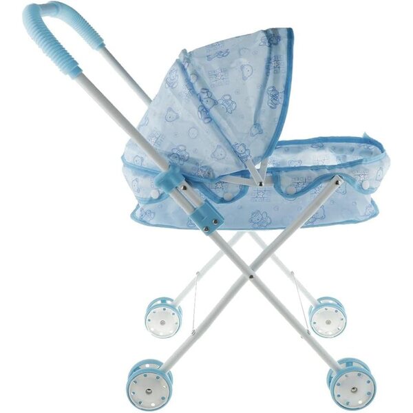 Mini-Kinderwagen aus Kunststoff für Guohetuk-Puppen, leicht und faltbar für Kinder