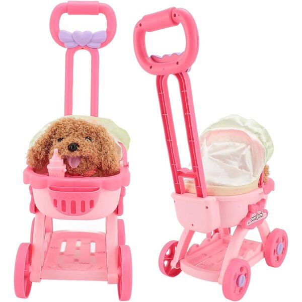 Puppenwagen-Spielzeugset für Kinder mit Zubehör und Koordinationsentwicklung